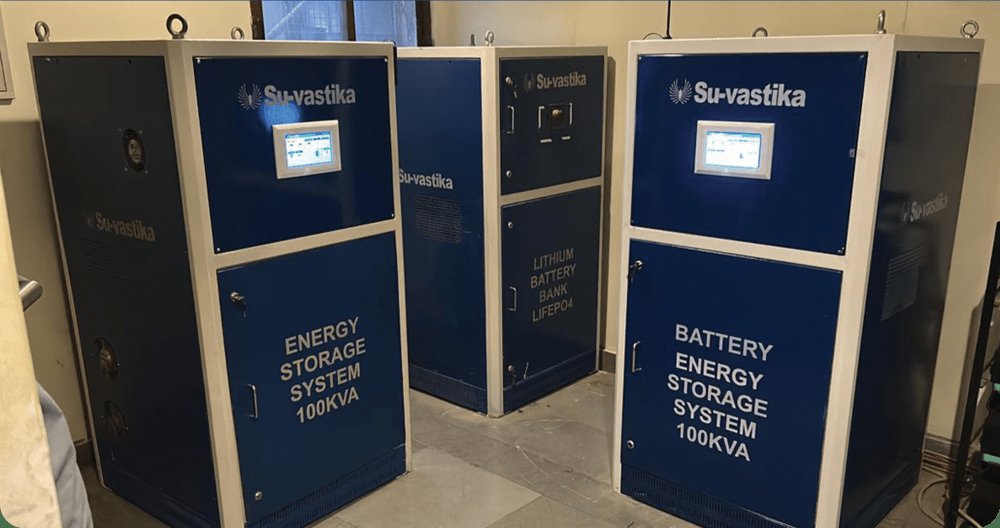 Su-Kam 100 KVA BESS — Battery Energy Storage System built on the patented Su-Kam inverter platform